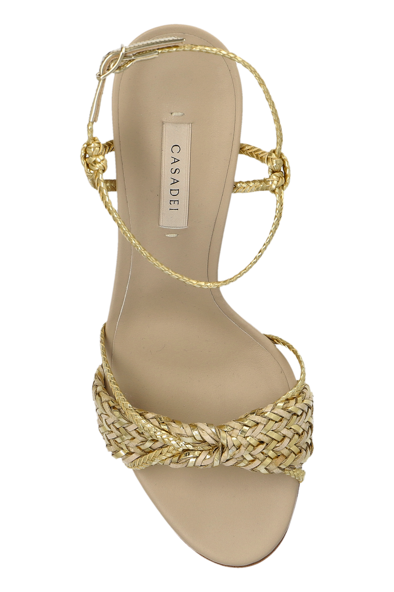 Gold Heeled sandals Marbella Casadei - Vitkac AS